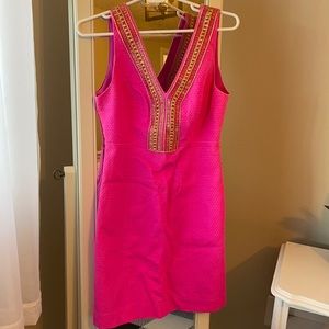 Hot pink Lilly Pulitzer shift dress